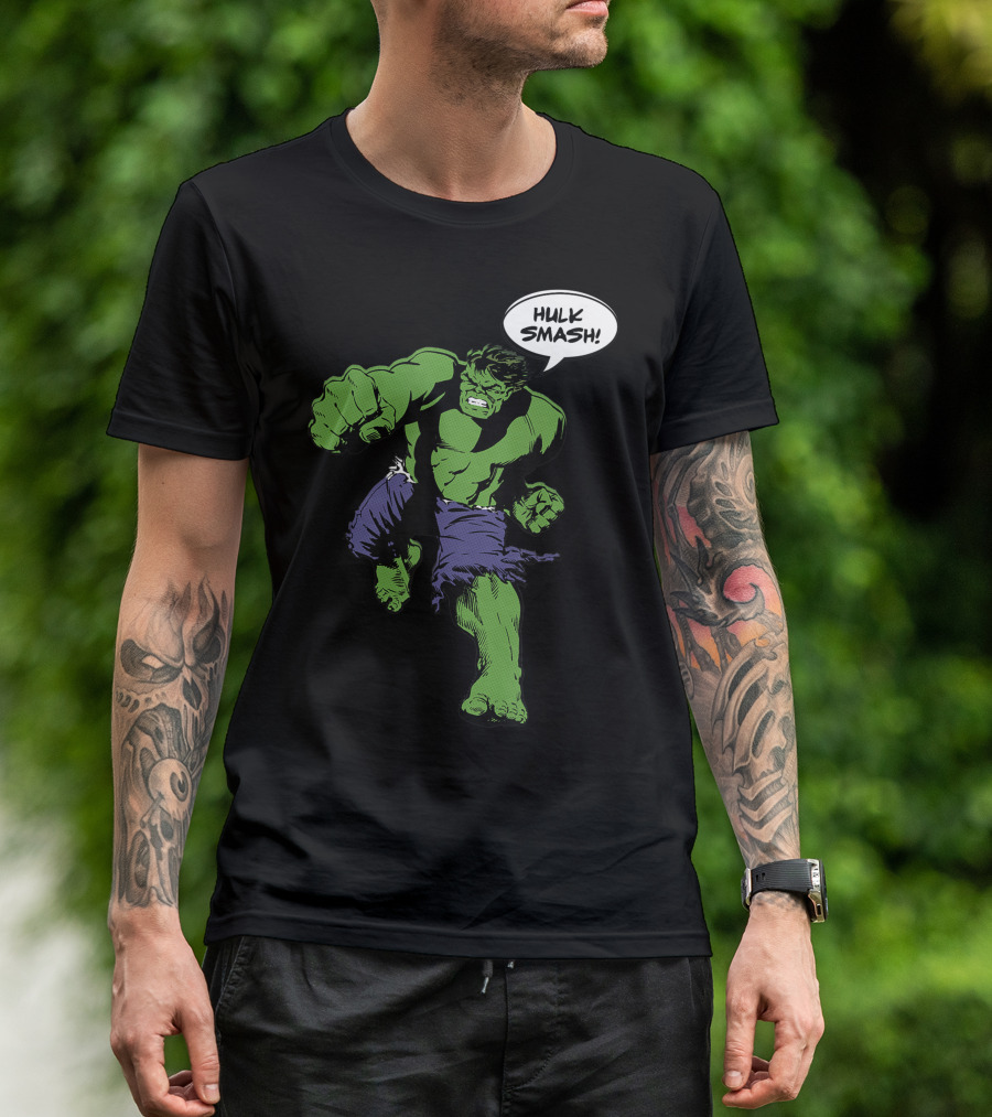 Marvel Comics Incredible Hulk Smash T-Shirt
