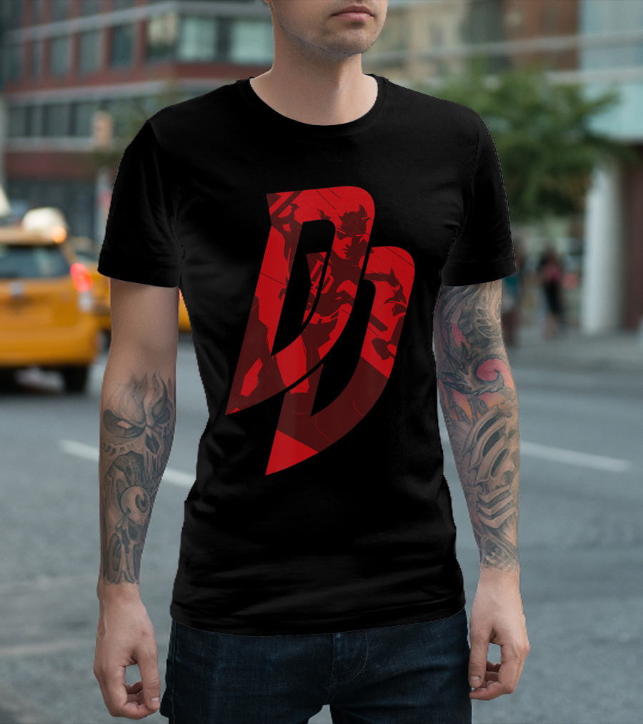 Marvel Daredevil DD Red T-Shirt