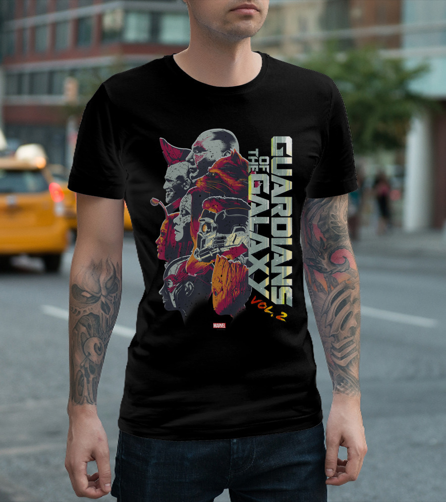Guardians Of The Galaxy Vol. 2 Marvel Team Profile T-Shirt