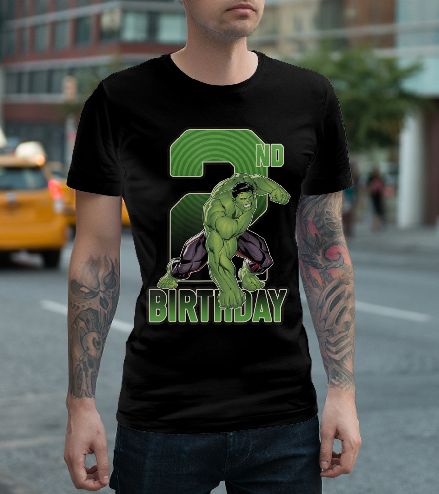 Marvel 2nd Birthday Hulk Smash T-Shirt