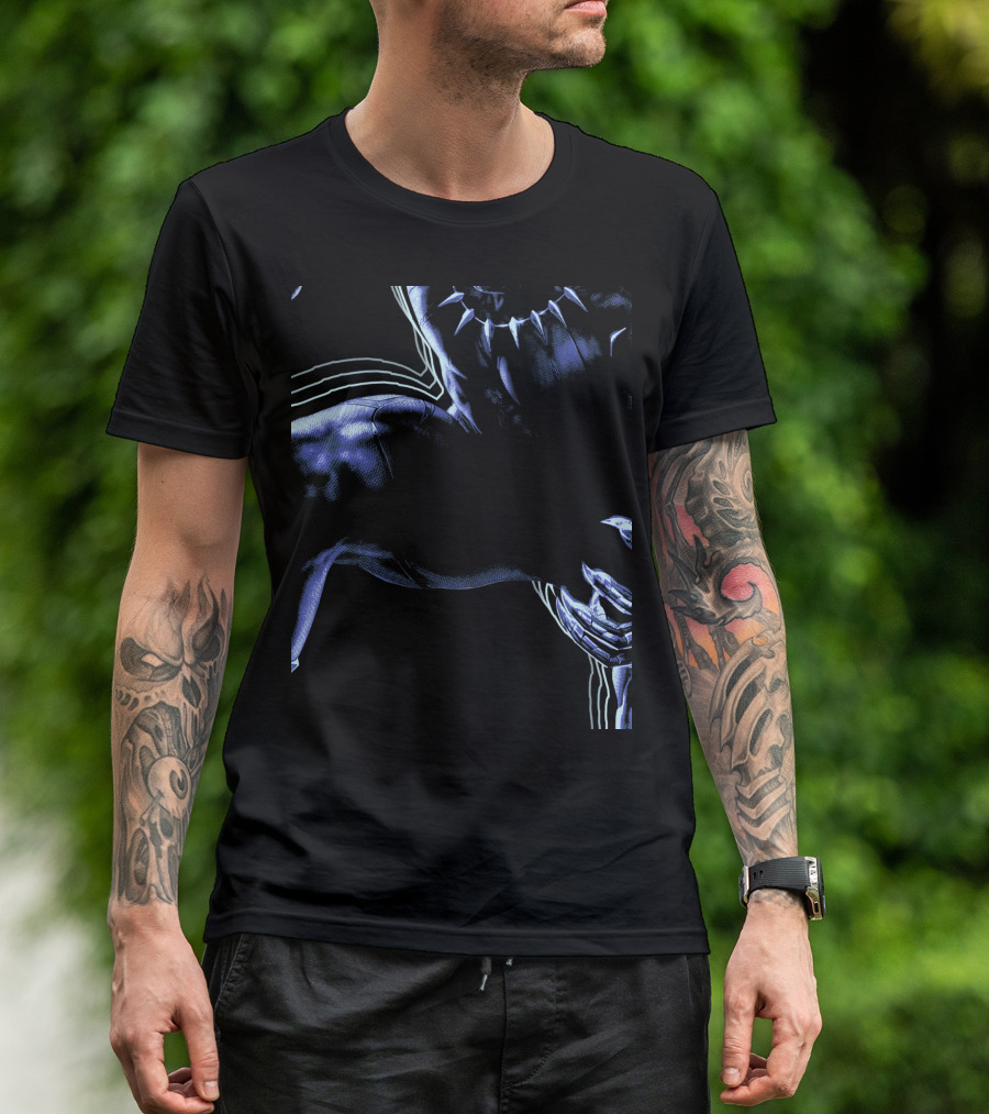Marvel Infinity War Black Panther Dynamic Shadows T-Shirt