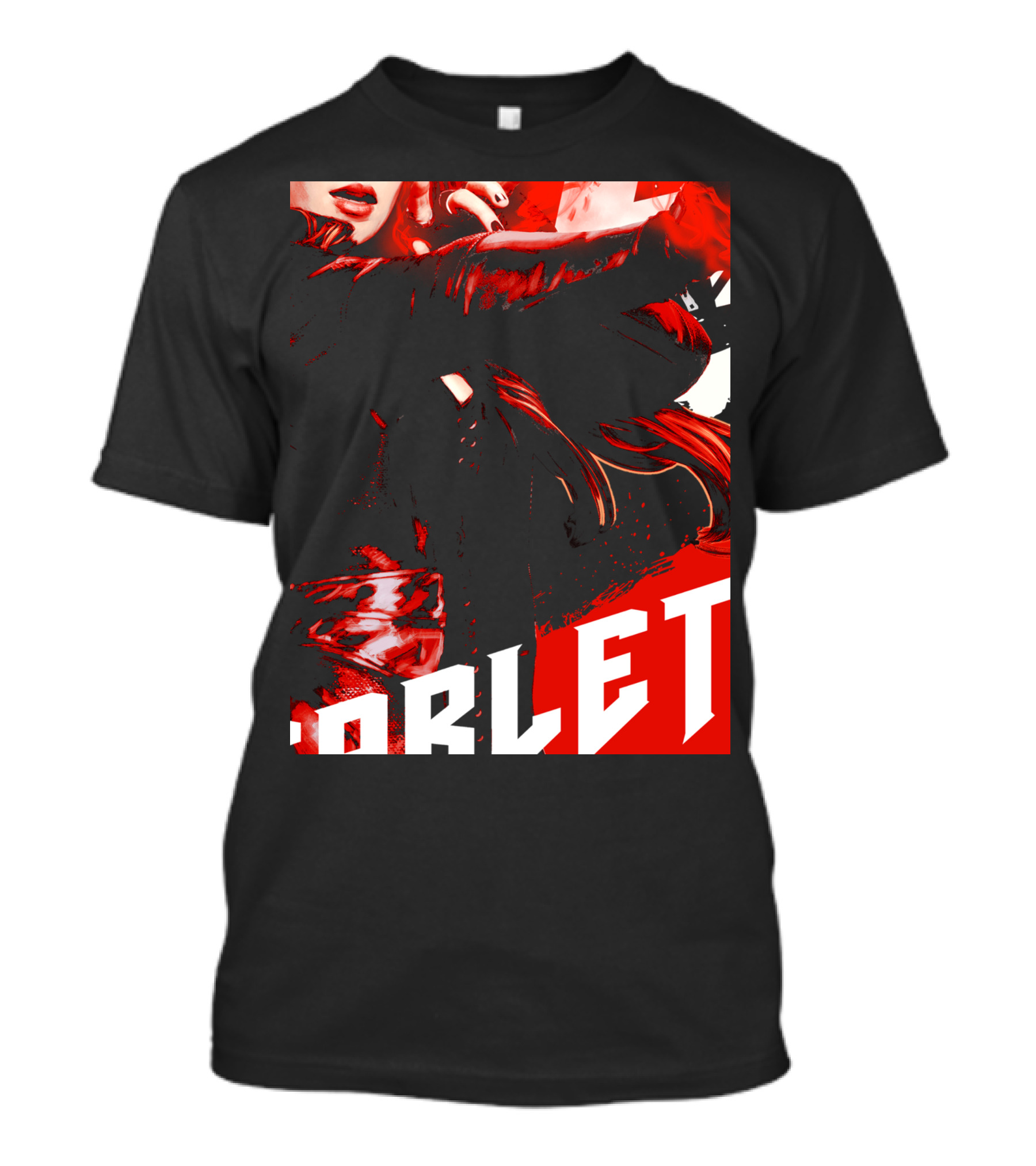 Marvel Infinity War Scarlet Witch Red Splat Aesthetic T-Shirt