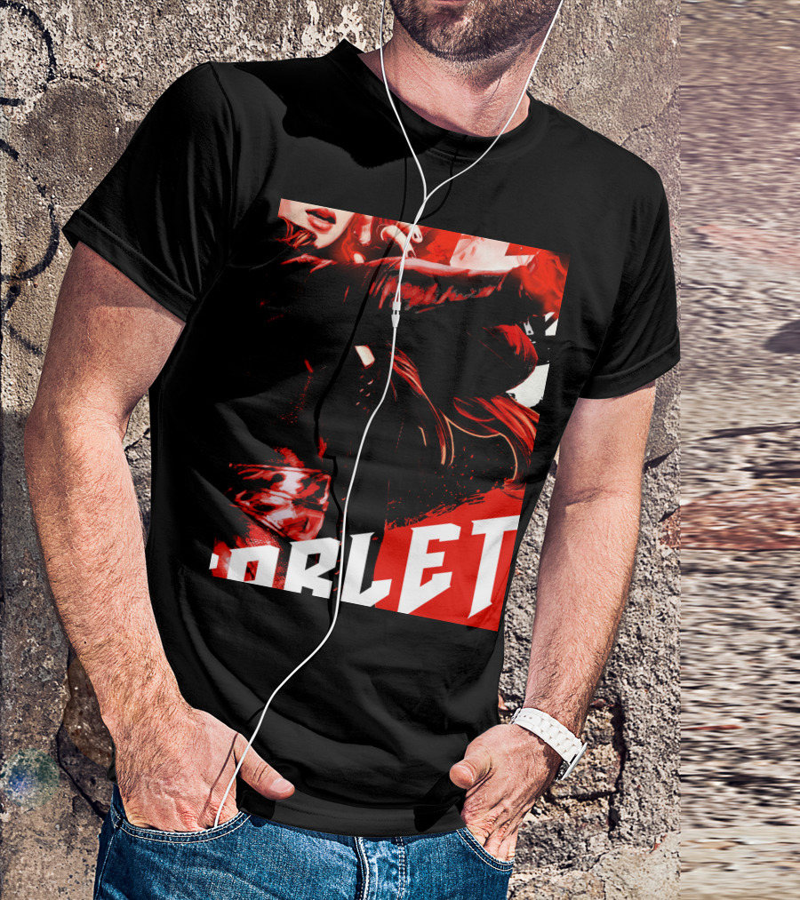 Marvel Infinity War Scarlet Witch Red Splat Aesthetic T-Shirt