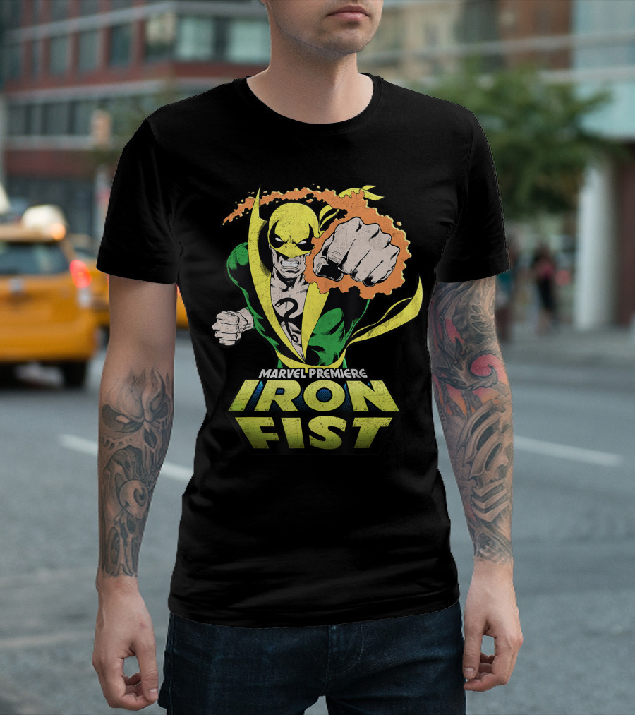 Marvel Premiere Iron Fist Punch T-Shirt