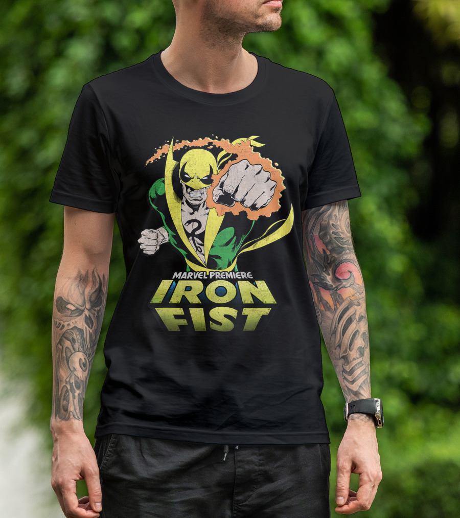 Marvel Premiere Iron Fist Punch T-Shirt