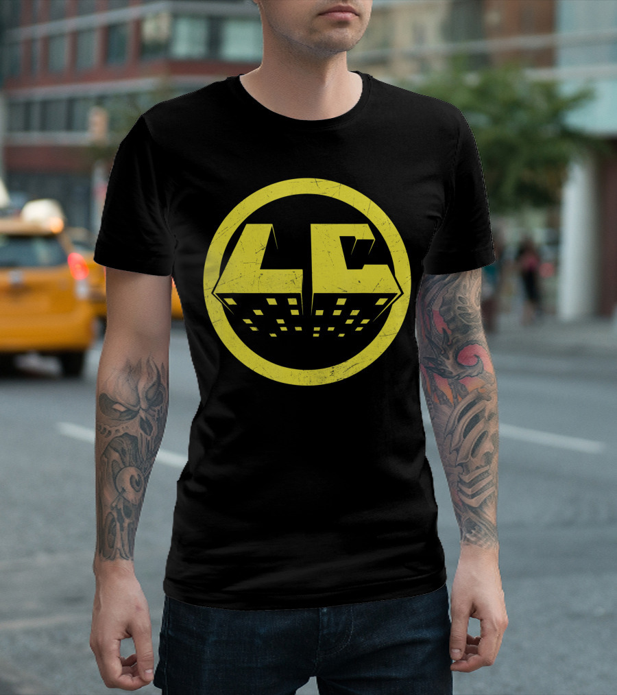 Marvel Luke Cage LC Cityscape Initials T-Shirt