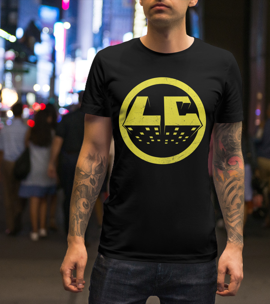 Marvel Luke Cage LC Cityscape Initials T-Shirt