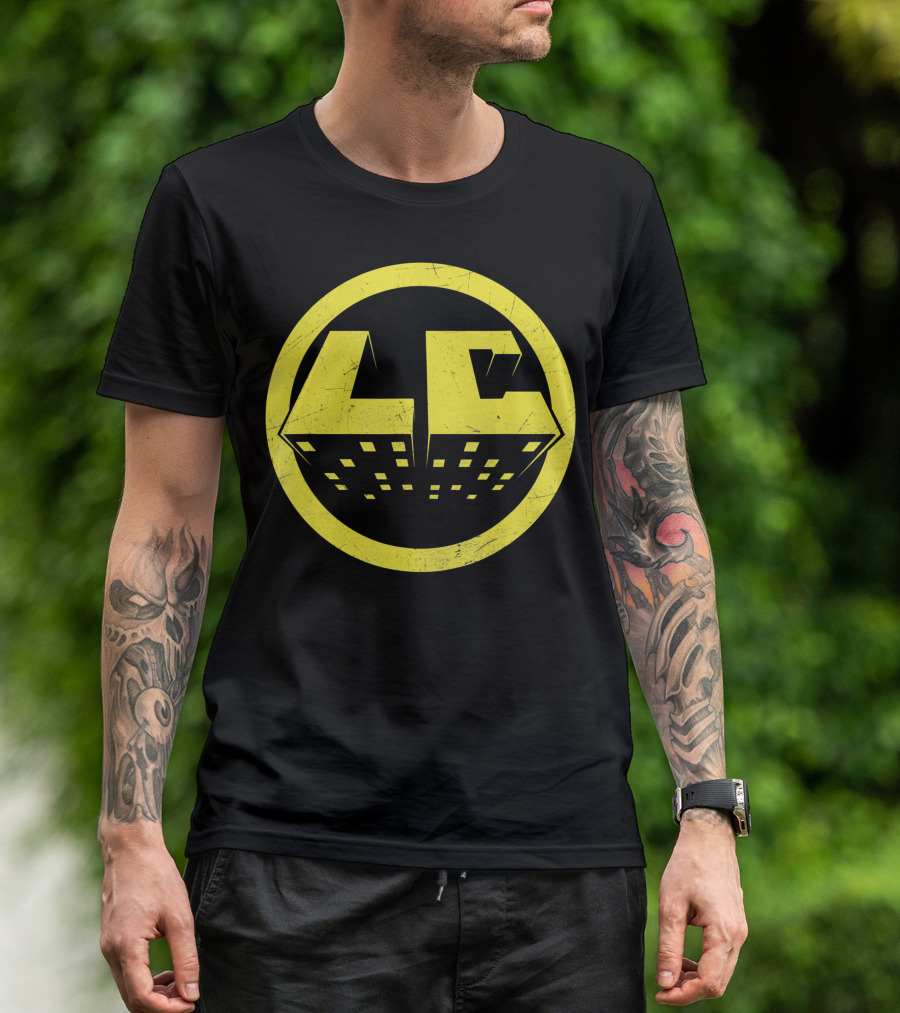 Marvel Luke Cage LC Cityscape Initials T-Shirt