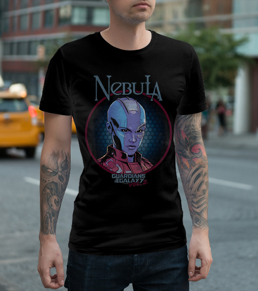 Nebula Guardians of the Galaxy Vol. 2 Marvel Scowl T-Shirt