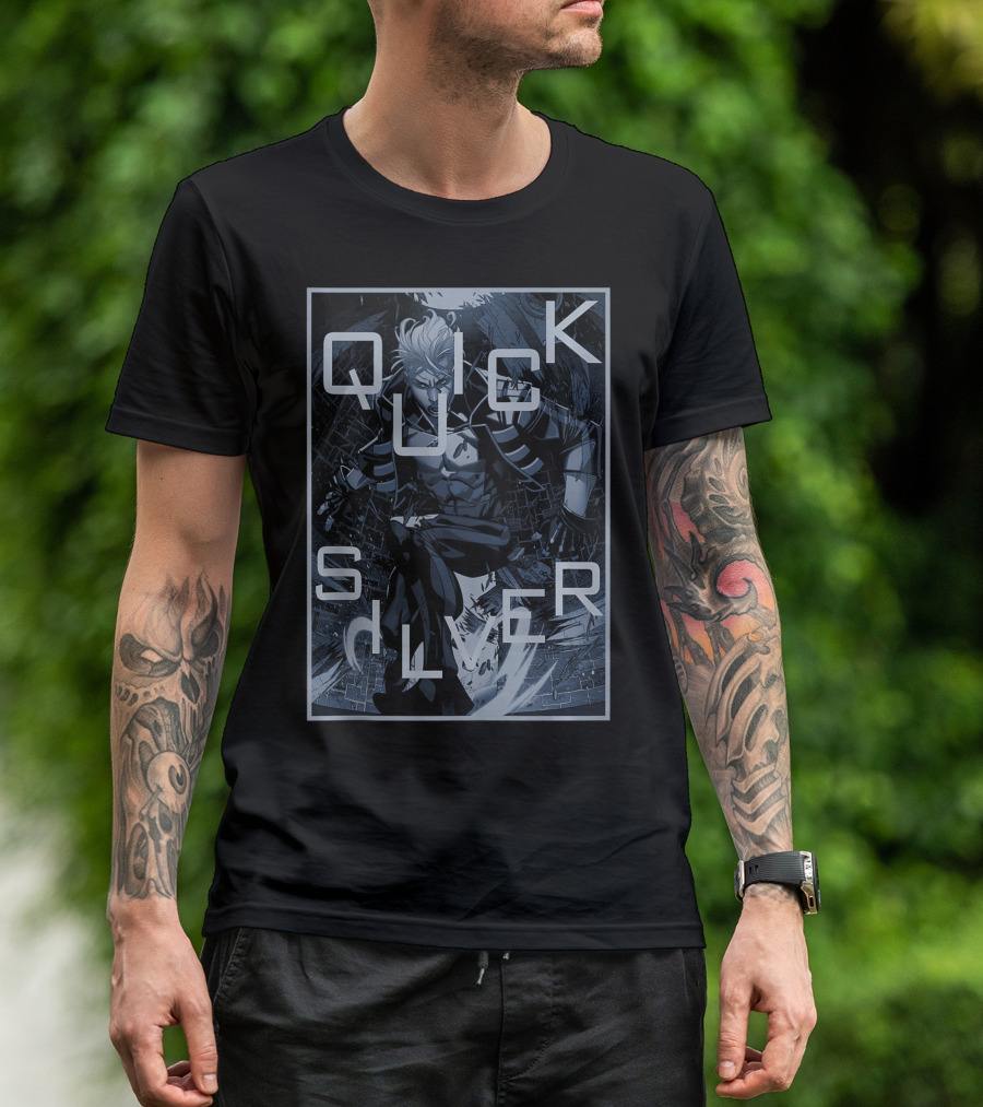 Quicksilver Marvel Blue Hue Action Comic T-Shirt