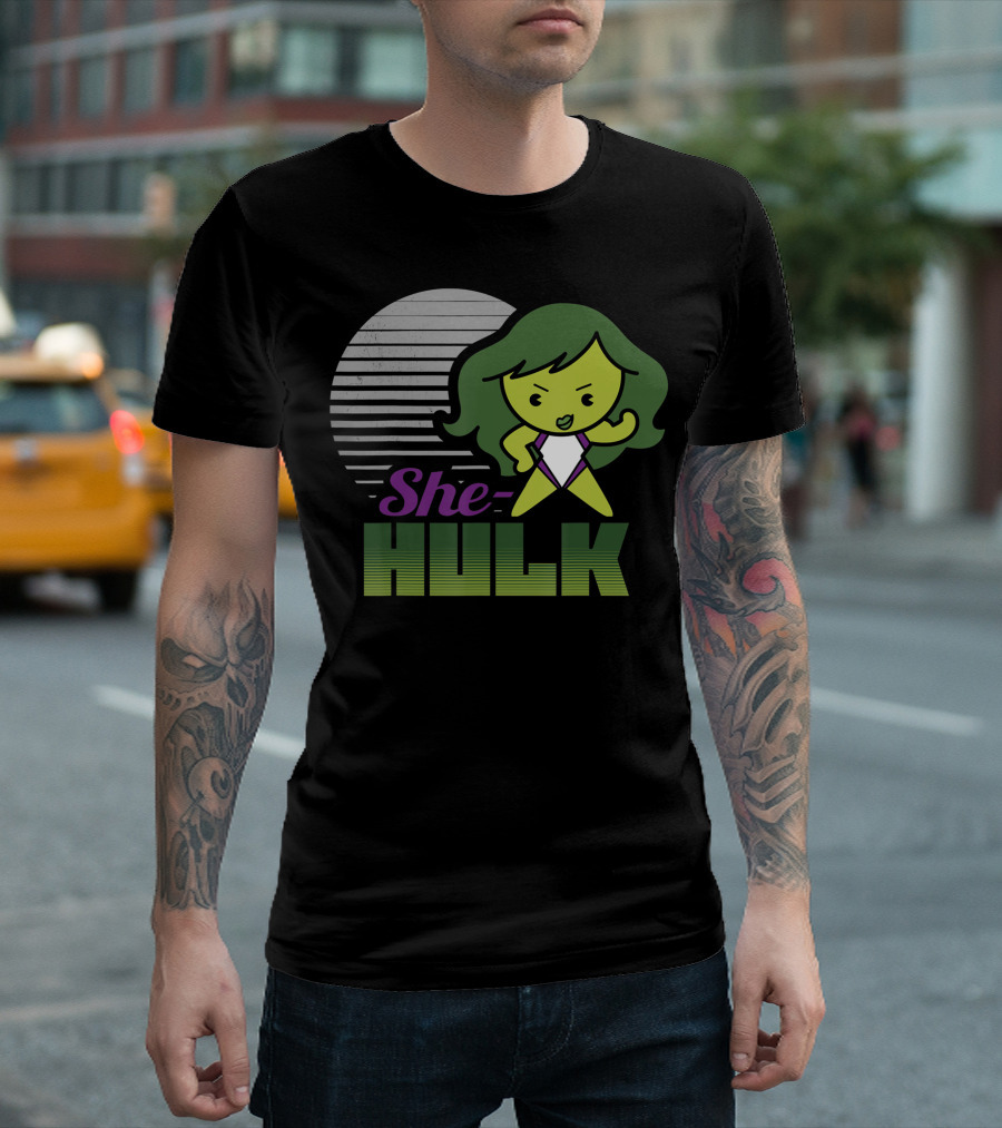Marvel She-Hulk Strong Cute Kawaii T-Shirt