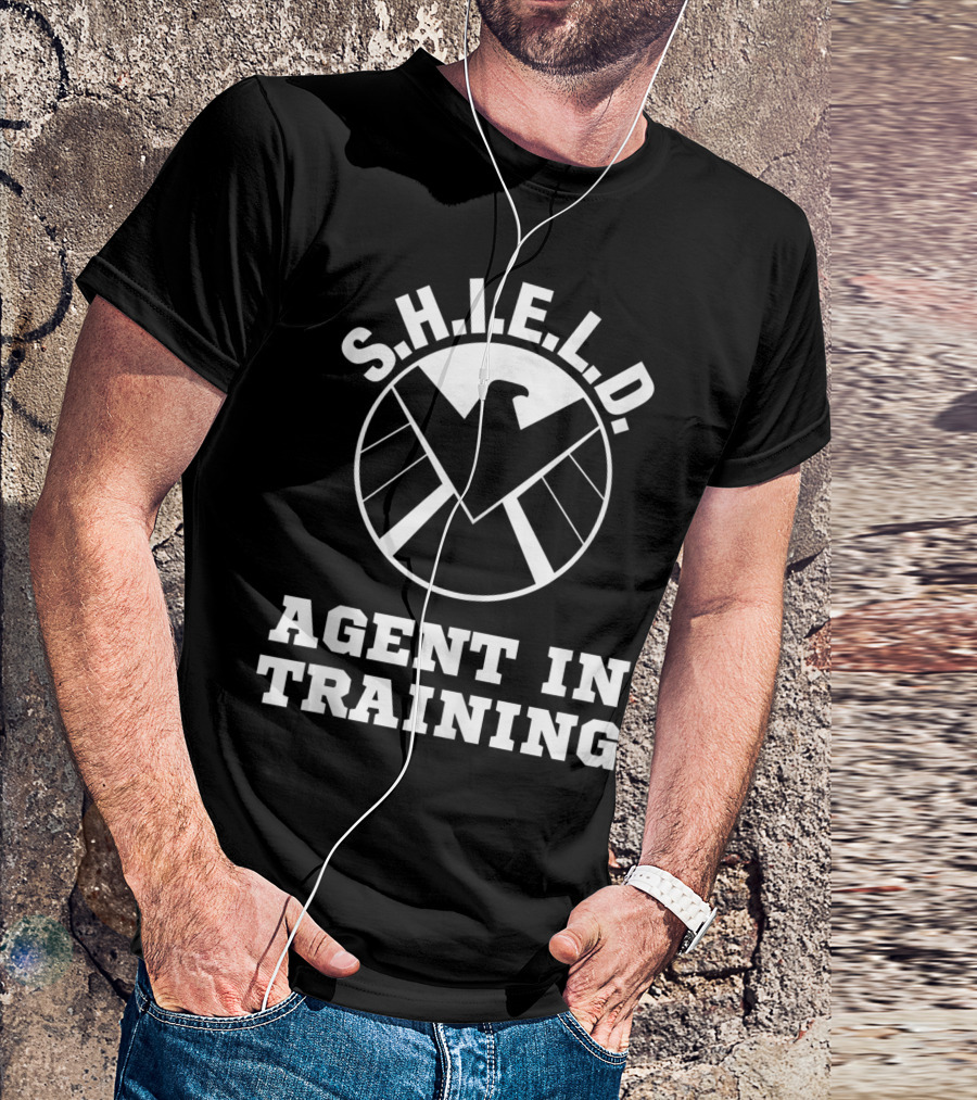 S.H.I.E.L.D. Agent In Training Logo Marvel Avengers Franchise T-Shirt