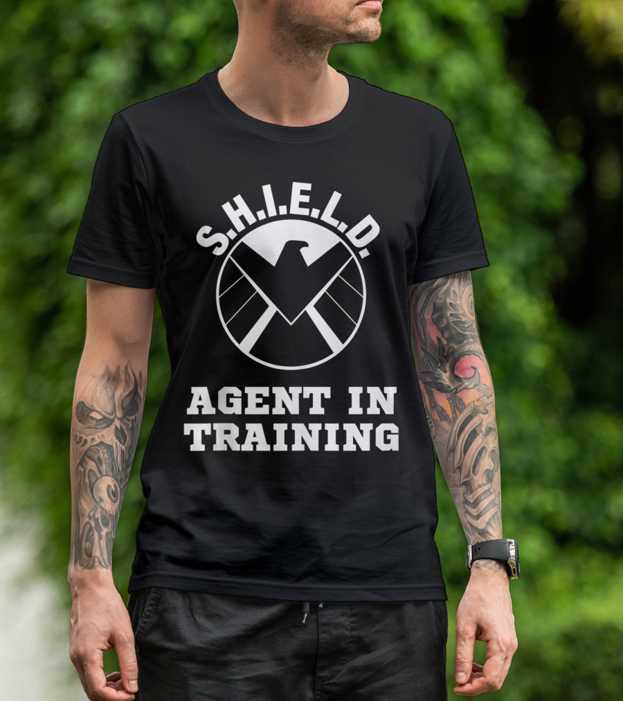 S.H.I.E.L.D. Agent In Training Logo Marvel Avengers Franchise T-Shirt