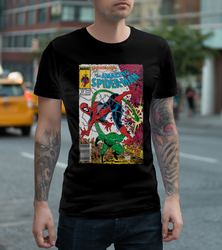 Marvel The Amazing Spider-Man The Non-Mutants Scorpion Cover T-Shirt