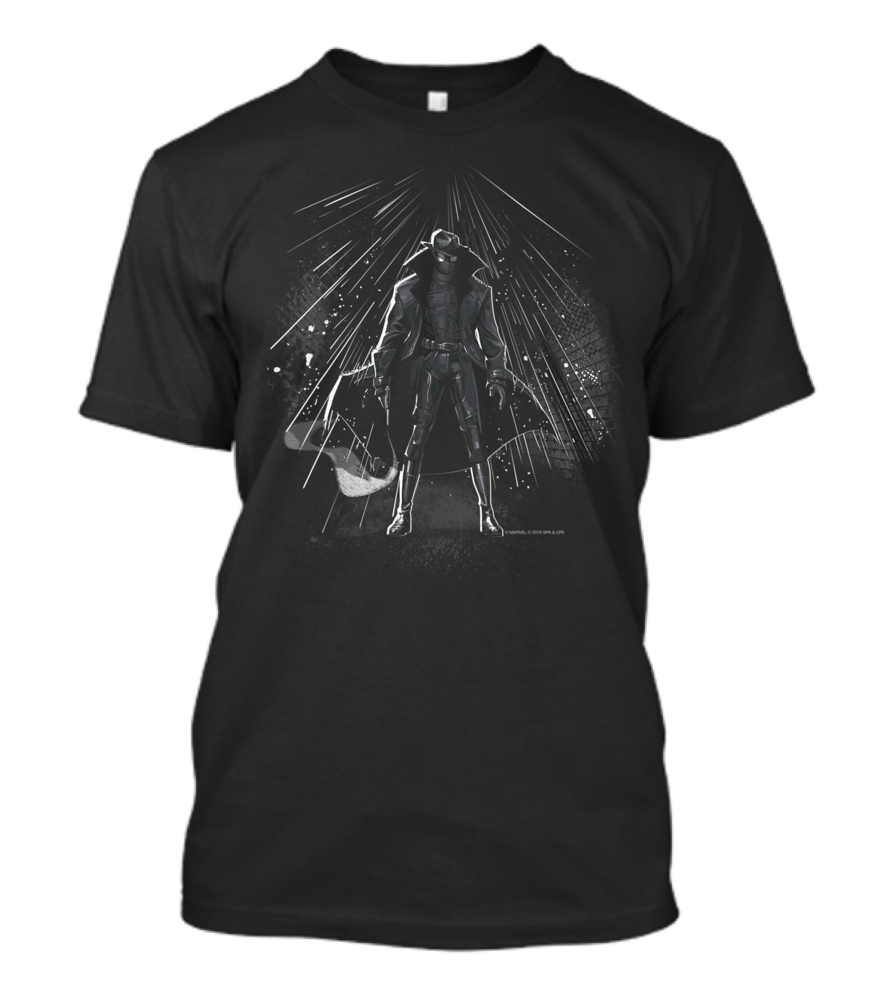 Marvel Spider Man Noir Into The Spider Verse Peter Parker T-Shirt
