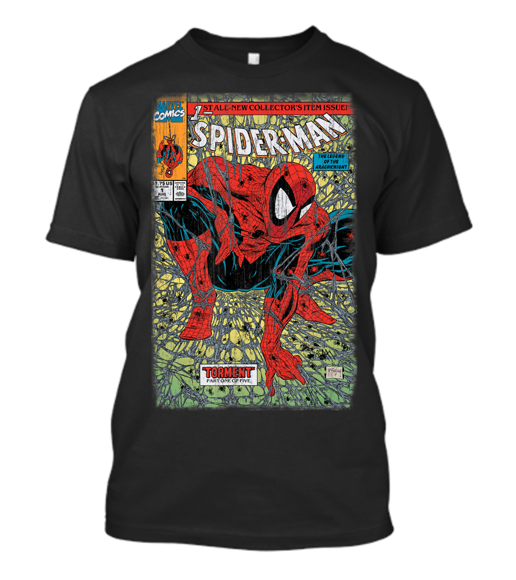 Marvel Comics Spider-Man Torment Collector's Edition Legend Of Arachknight T-Shirt