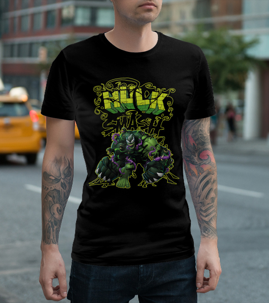 Marvel Maximum Venom: Hulk Smash Venomized Spider-Man 8E T-Shirt
