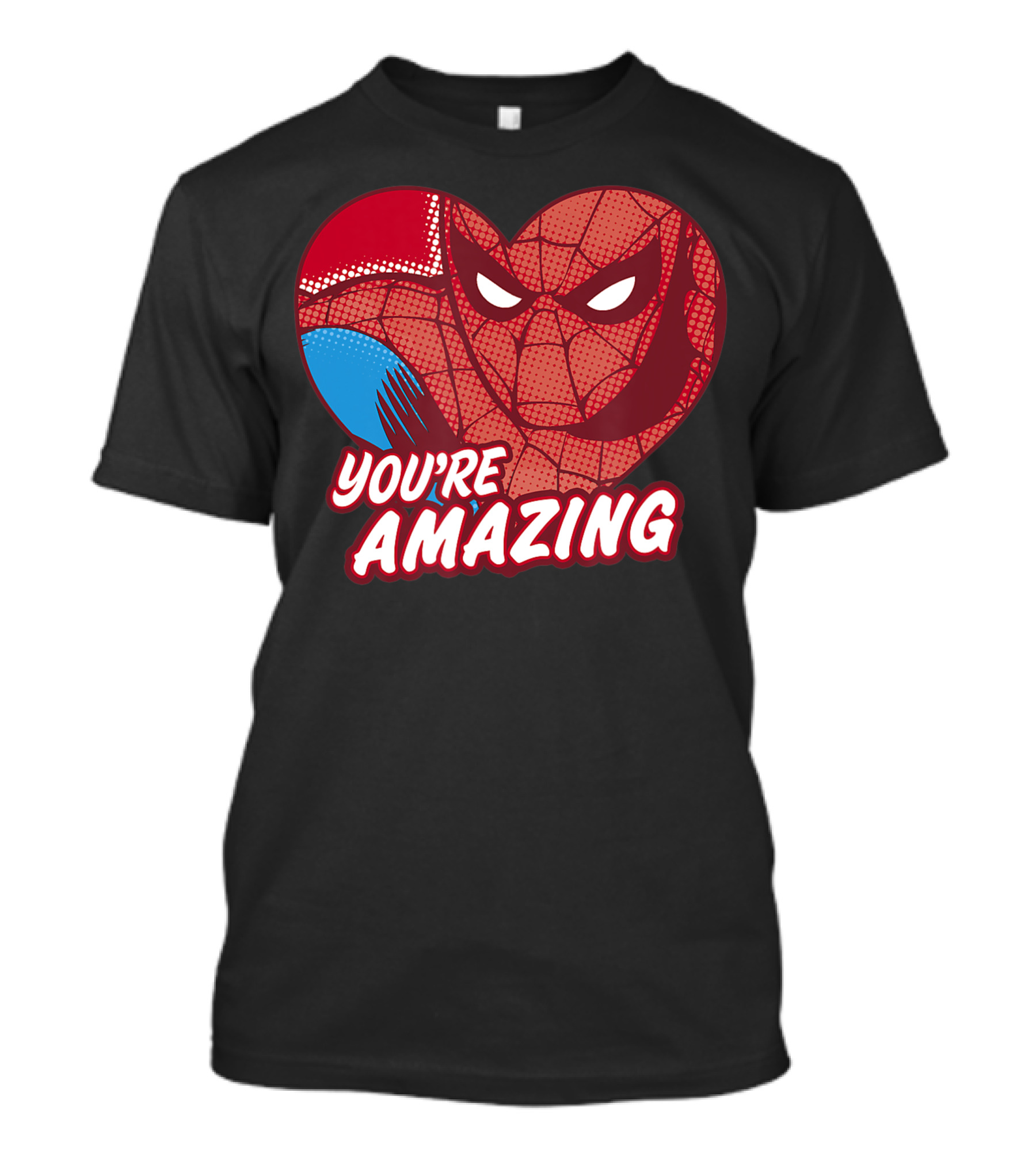 Marvel Spider Man Heart You're Amazing Valentine T-Shirt