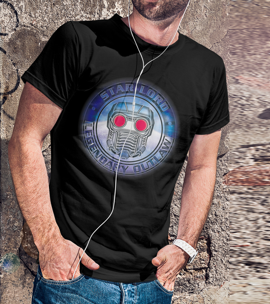 Star Lord Legendary Outlaw Marvel Guardians Of The Galaxy T-Shirt