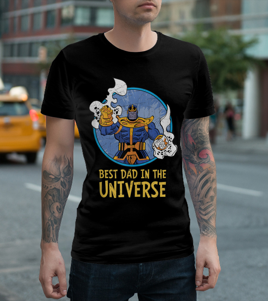 Marvel Universe Thanos Best Dad T-Shirt
