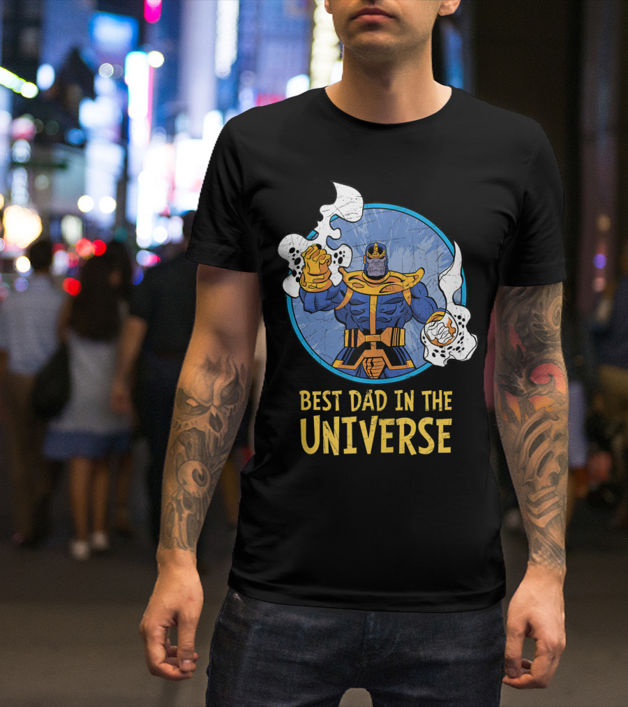 Marvel Universe Thanos Best Dad T-Shirt