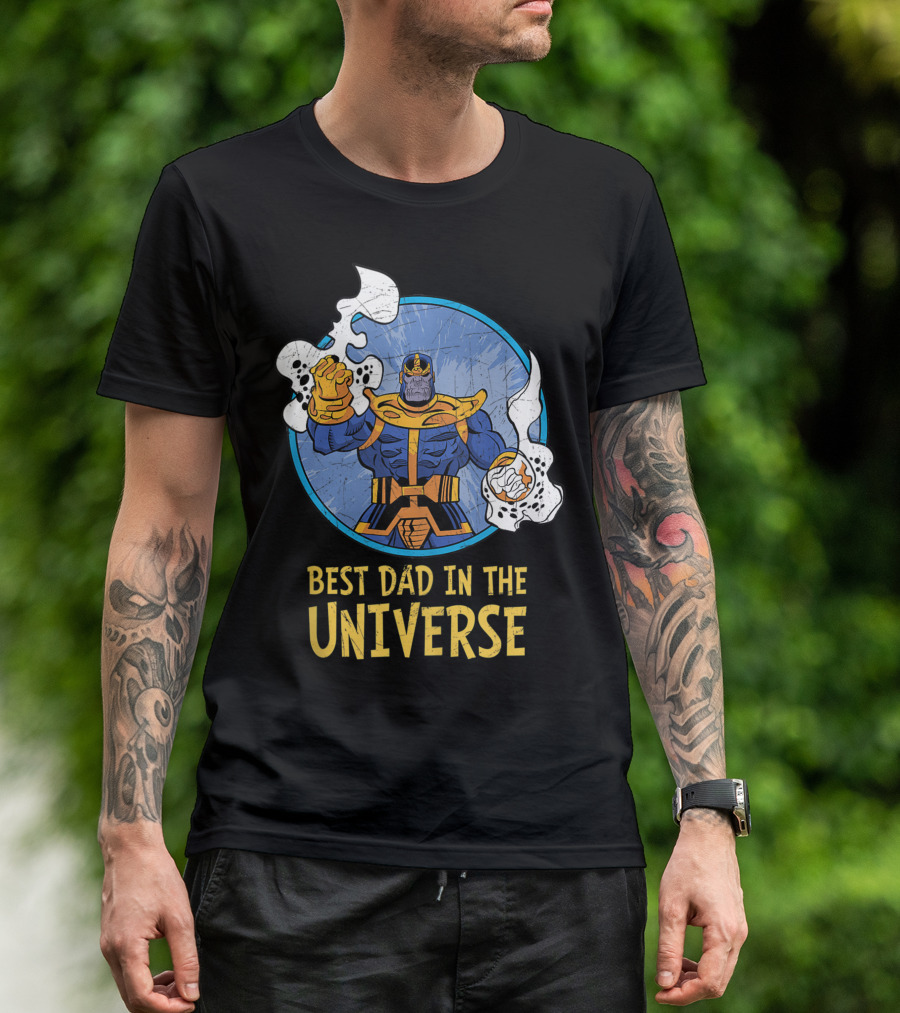 Marvel Universe Thanos Best Dad T-Shirt