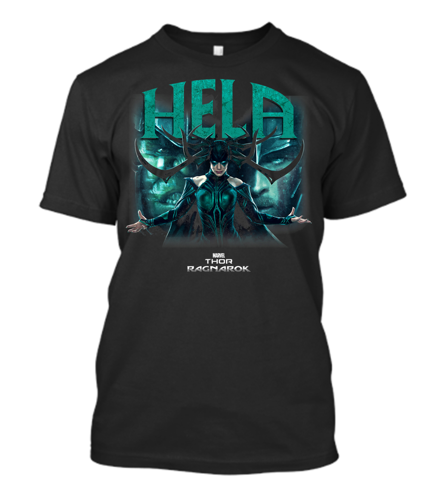 Marvel Thor Ragnarok Hela Deceiving Hands Reach Out Powerful Antlers T-Shirt