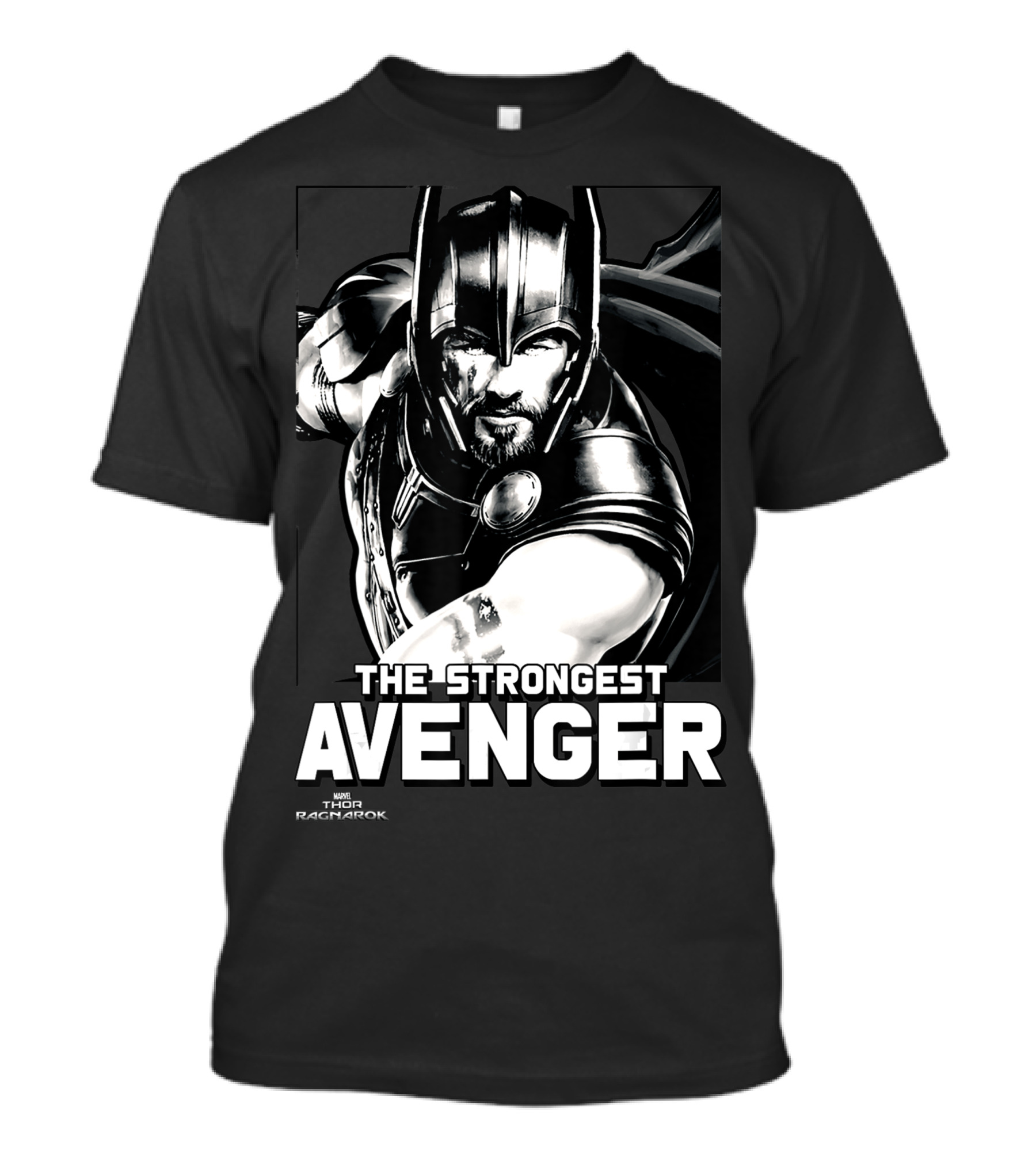 Marvel Thor Ragnarok The Strongest Avenger Comic Style Heroic Pose T-Shirt