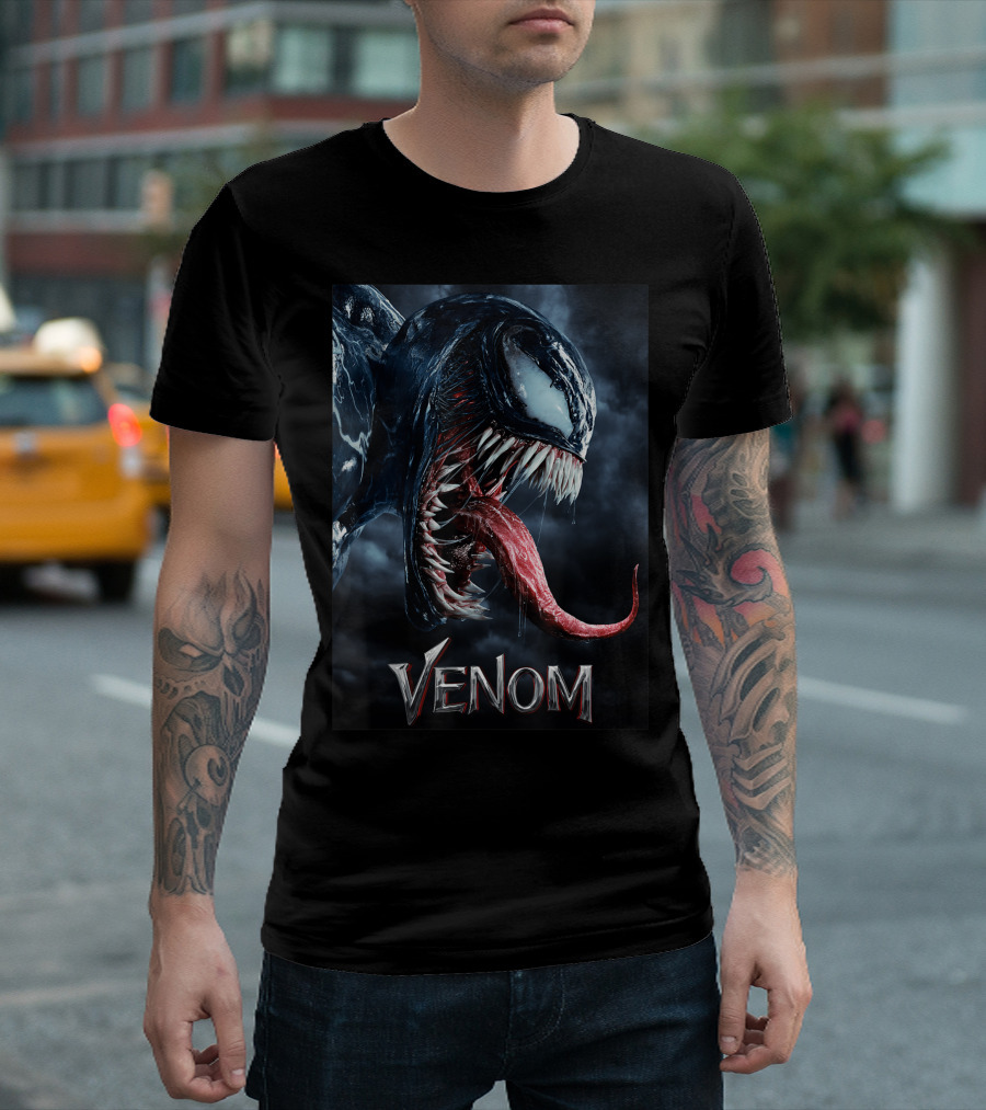 Venom Tongue Out Marvel T-Shirt