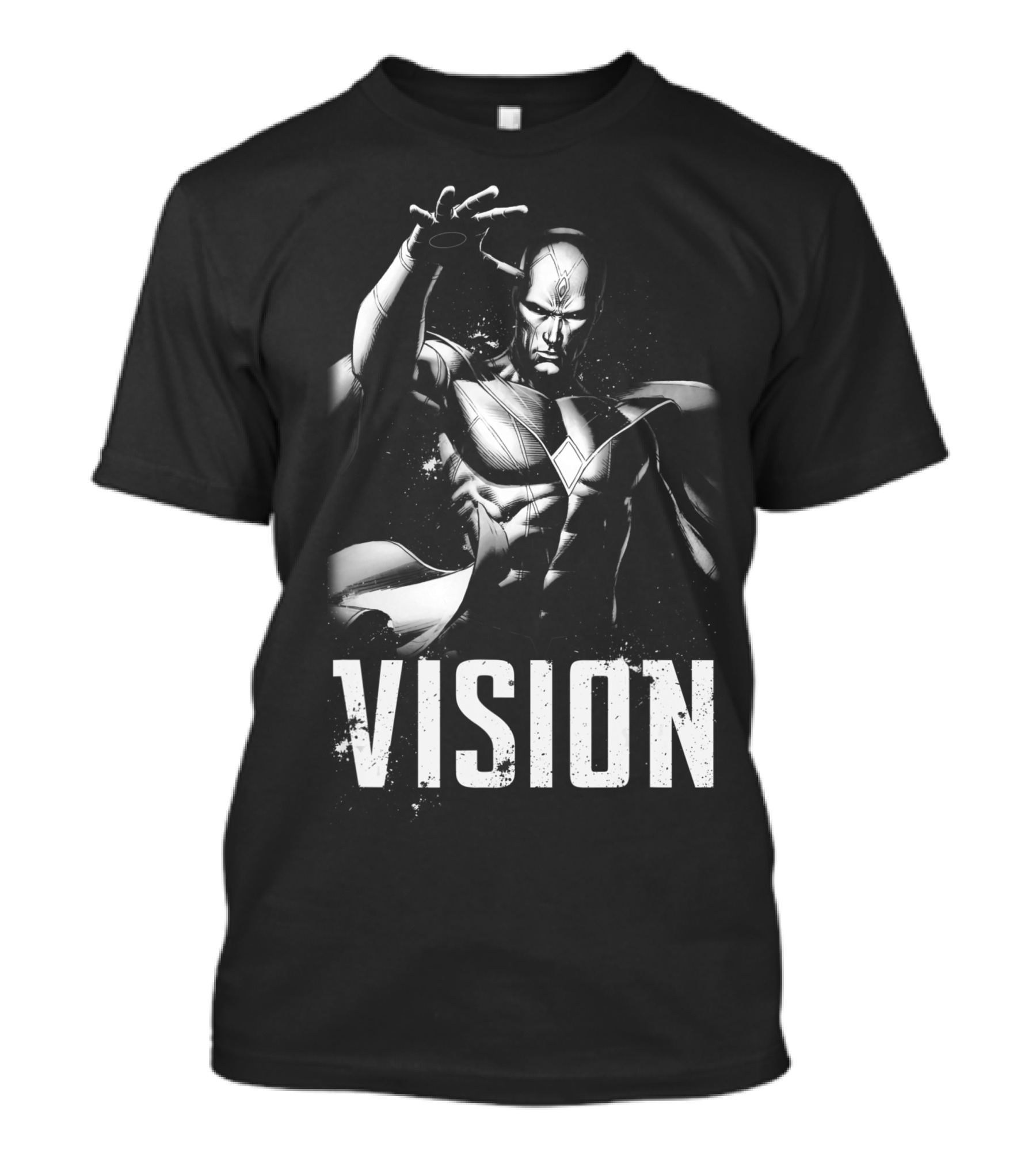 Marvel Vision The Avengers Supernatural Alien Friend Vision T-Shirt