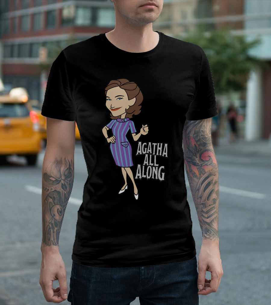 Marvel Wandavision Agatha All Along Character T-Shirt
