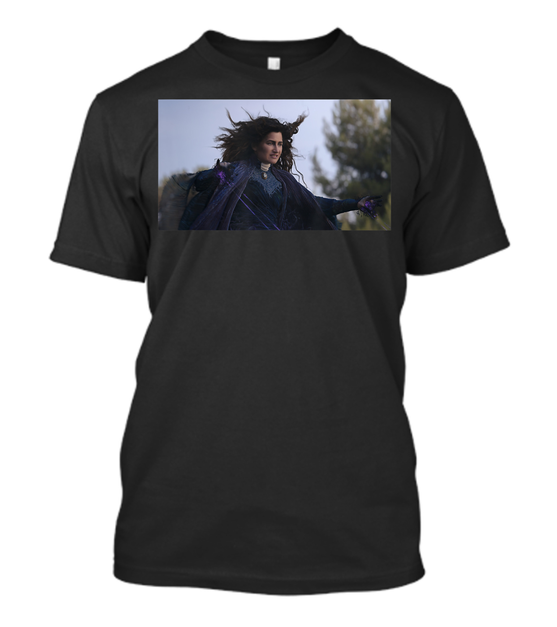 Marvel Wandavision Agatha Harkness In Flight Scene T-Shirt
