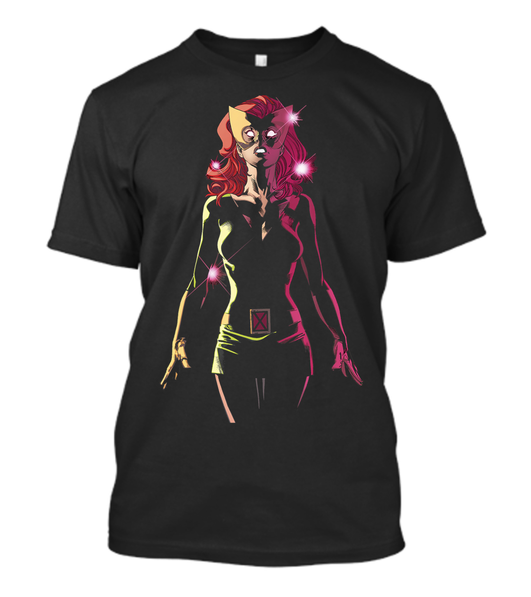 Marvel X Men Jean Grey Epic Power Stance Illuminated Phoenix T-Shirt