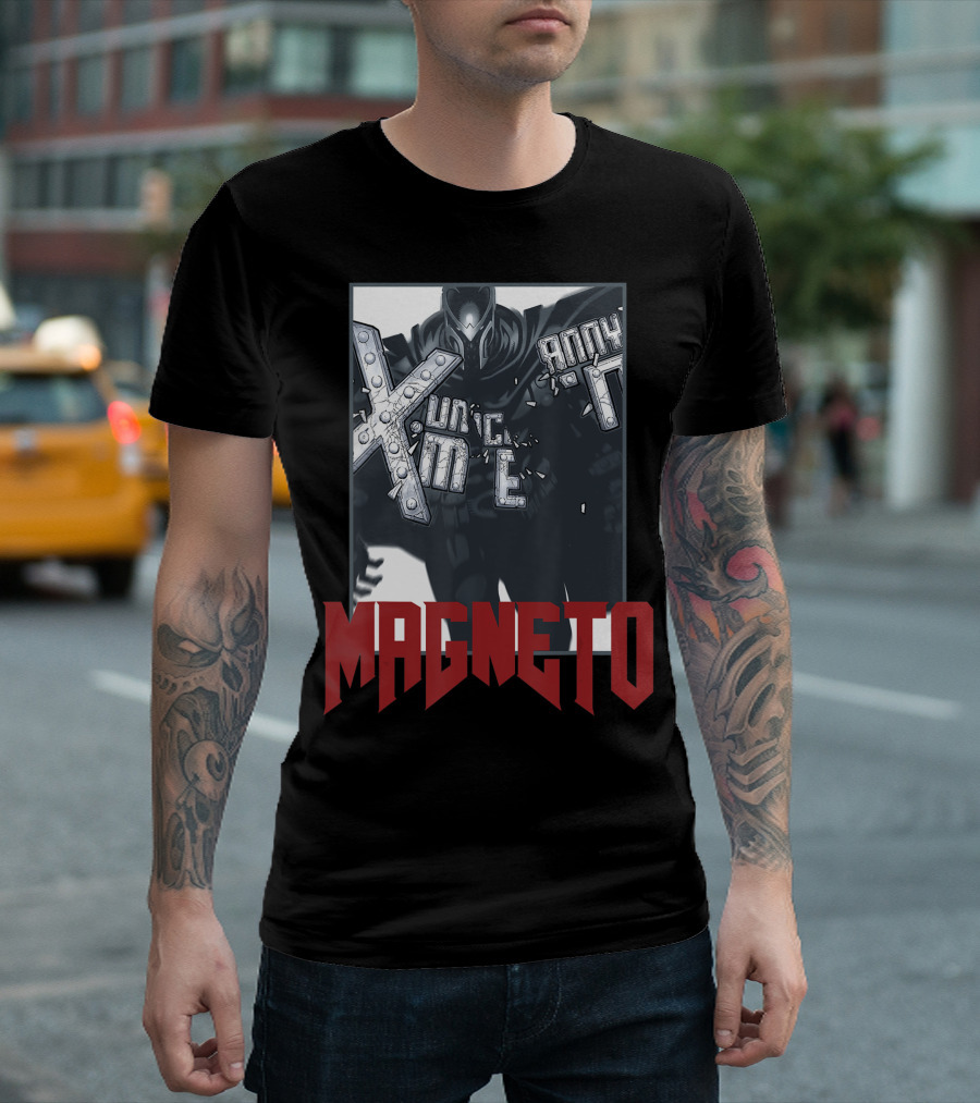 Magneto X Men Uncanny Magnetic Power Marvel T-Shirt