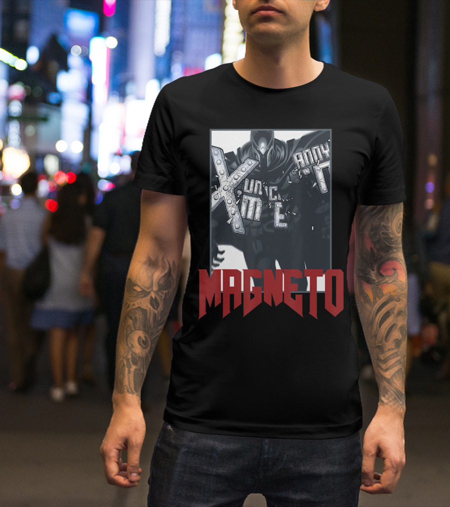 Magneto X Men Uncanny Magnetic Power Marvel T-Shirt
