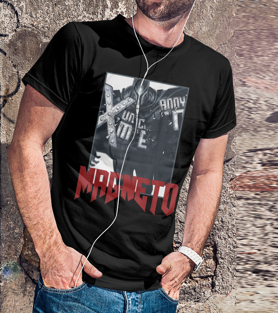 Magneto X Men Uncanny Magnetic Power Marvel T-Shirt