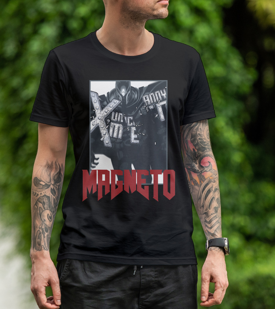 Magneto X Men Uncanny Magnetic Power Marvel T-Shirt