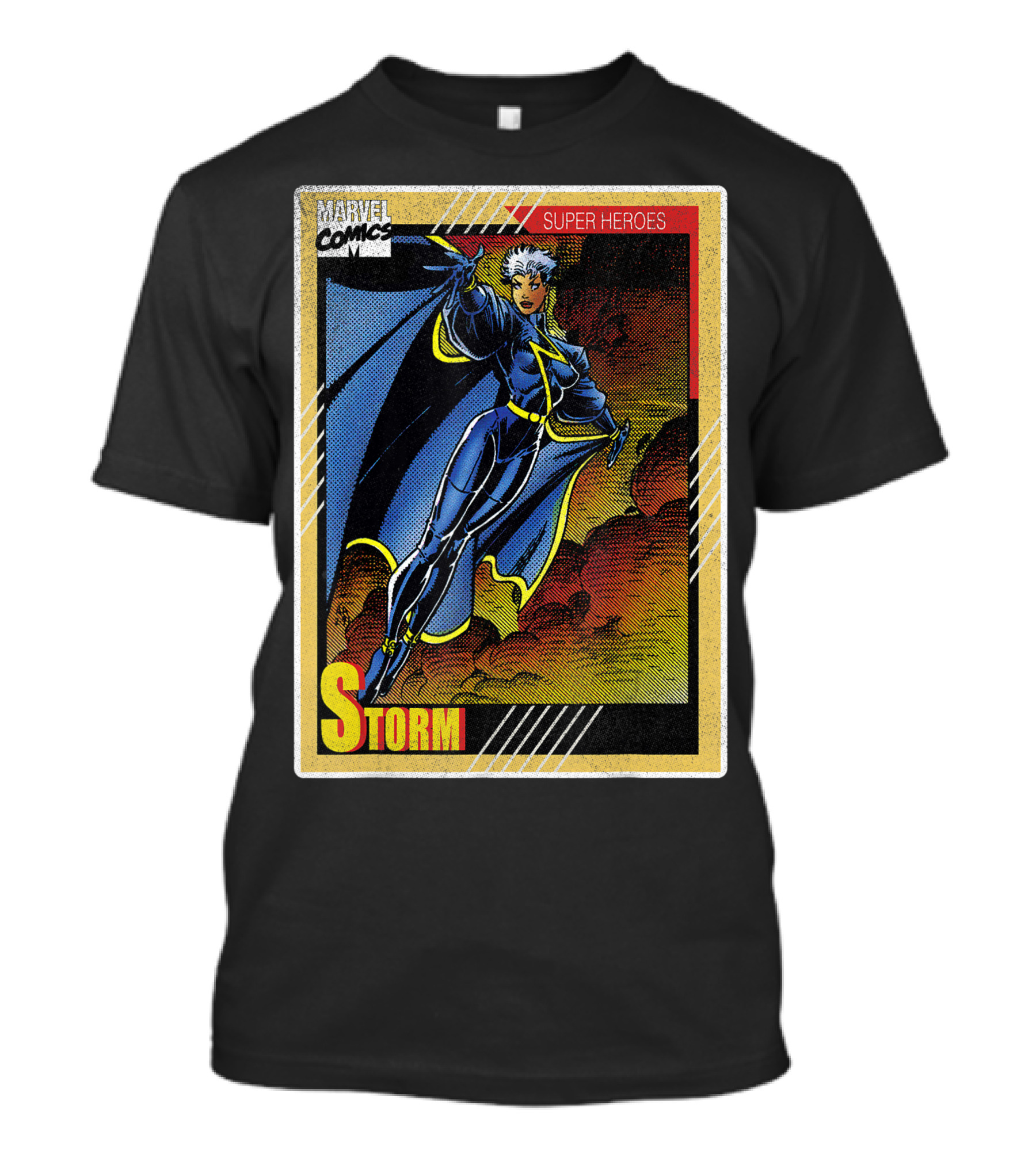 Marvel Comics Super Heroes X-Men Storm Vintage Playing Card T-Shirt