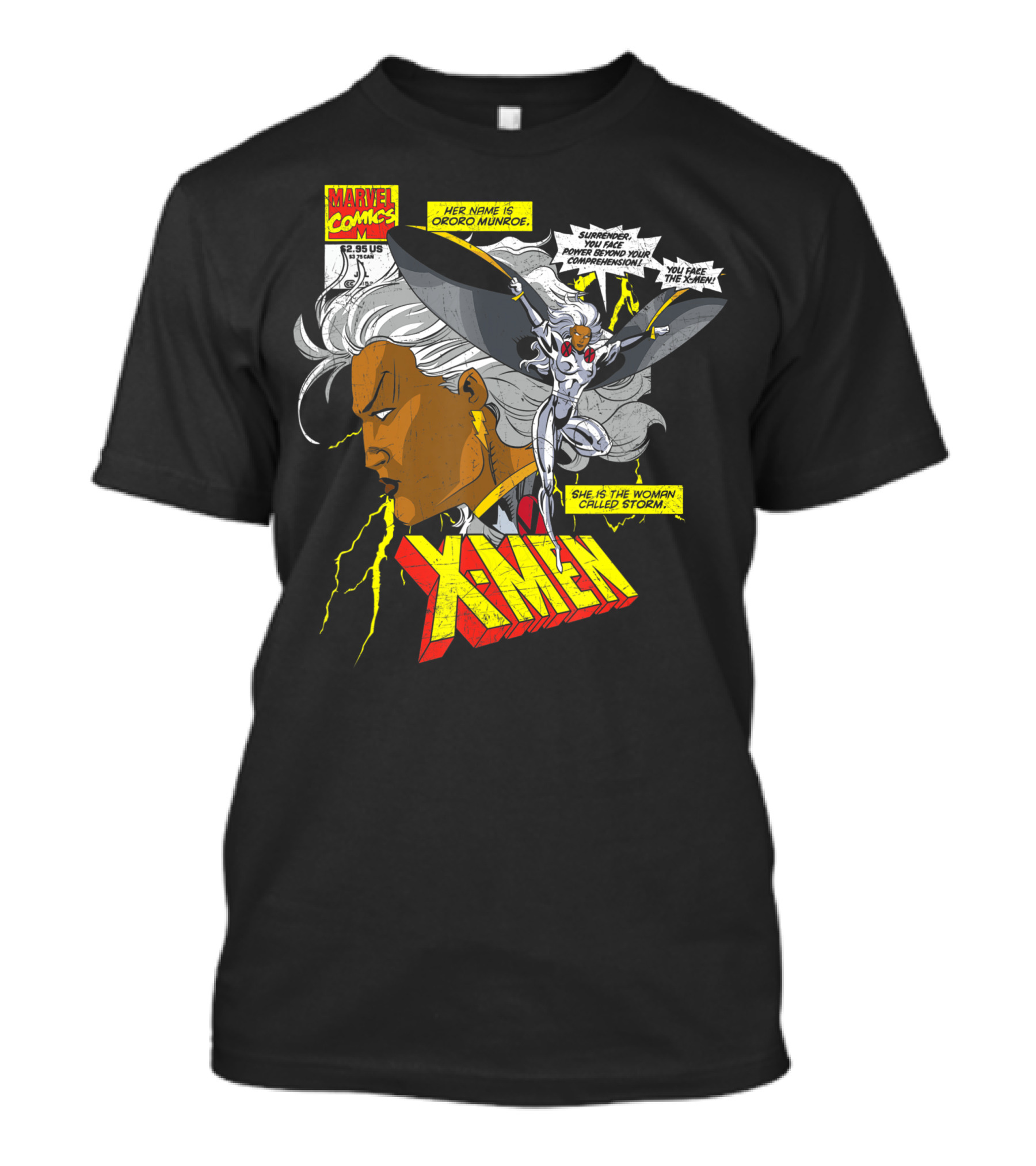 Marvel Comics X-Men Her Name Is Ororo Munroe She Is The Woman Called Storm T-Shirt