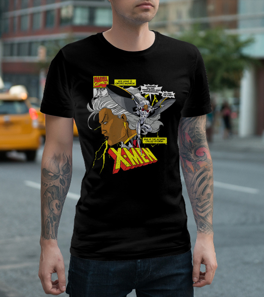 Marvel Comics X-Men Her Name Is Ororo Munroe She Is The Woman Called Storm T-Shirt