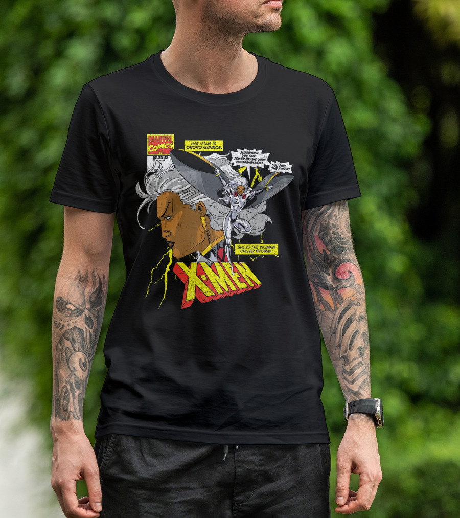 Marvel Comics X-Men Her Name Is Ororo Munroe She Is The Woman Called Storm T-Shirt