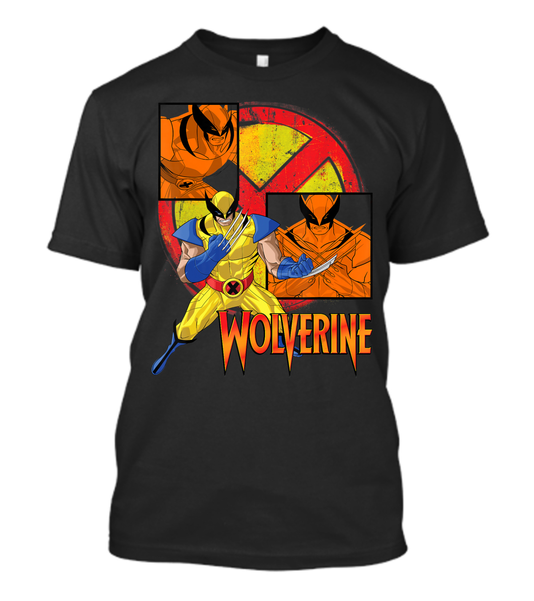 Wolverine X Men Collage Panel Marvel Classics T-Shirt