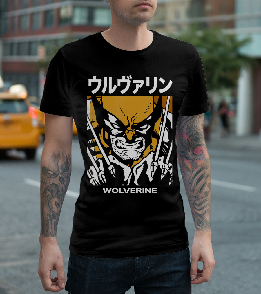 Wolverine X-Men Kanji Claws T-Shirt