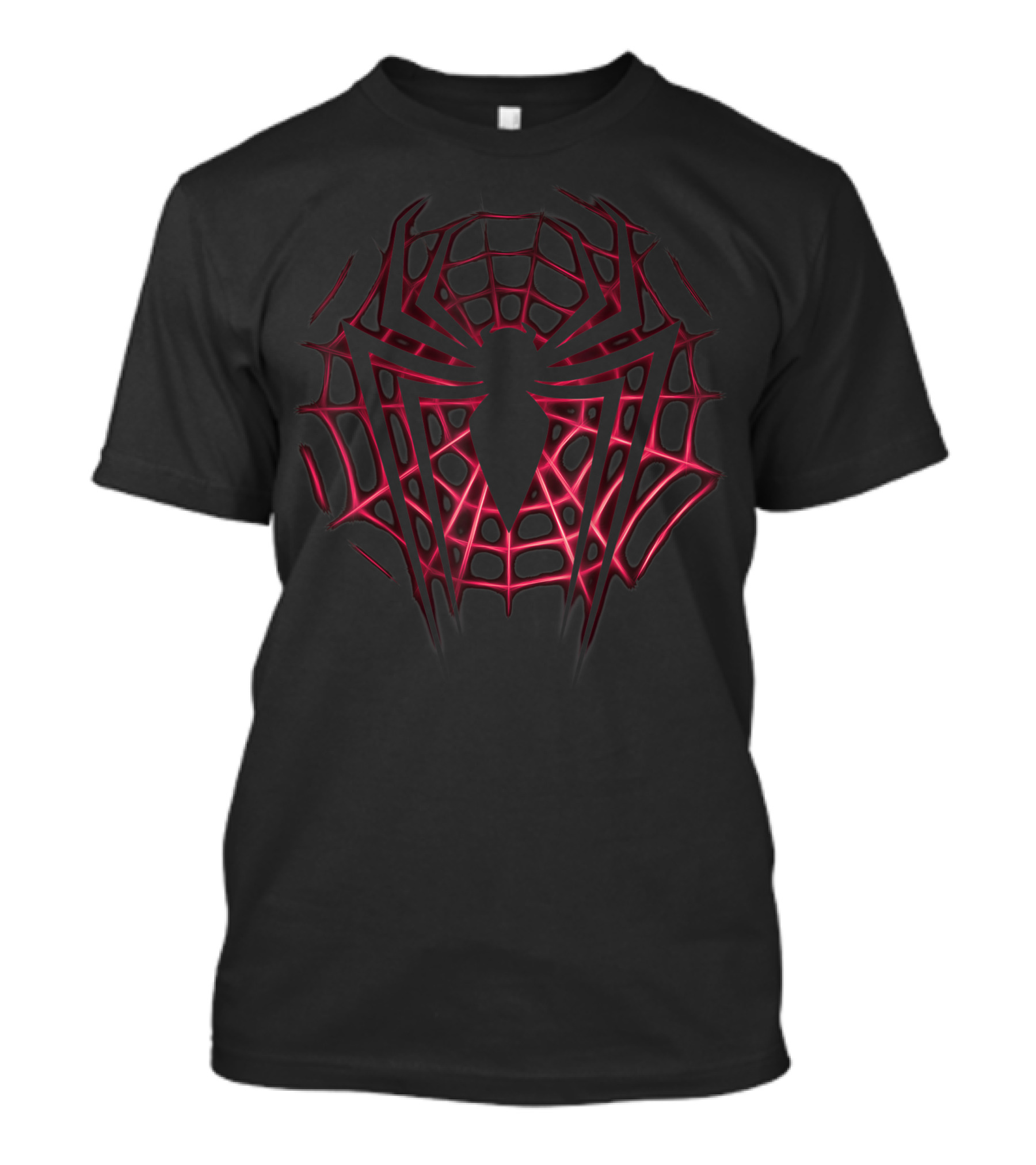 Spider Man Web Glow Red Spider T-Shirt