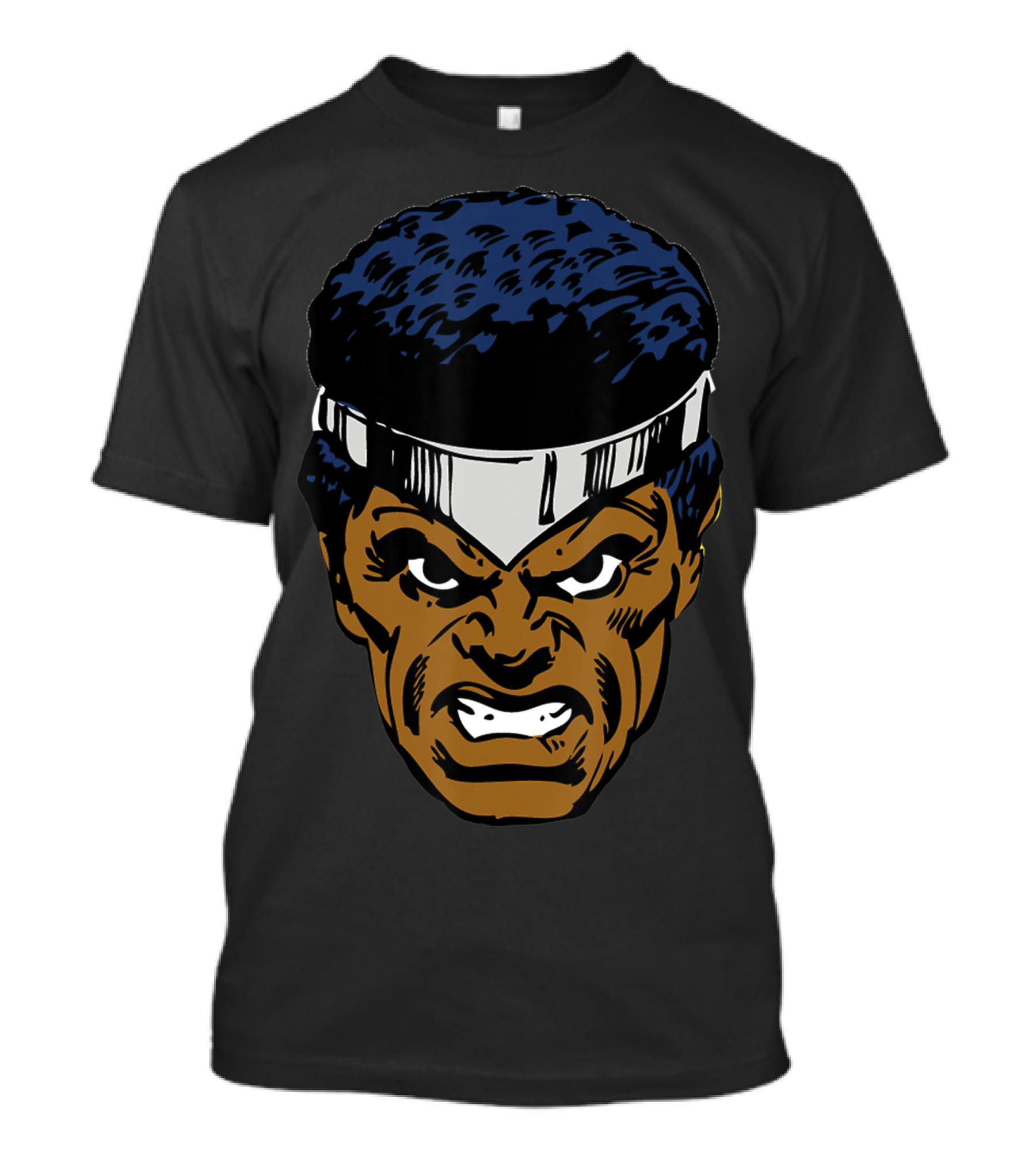 Luke Cage Marvel Comic Big Face Iconic Character Expression T-Shirt