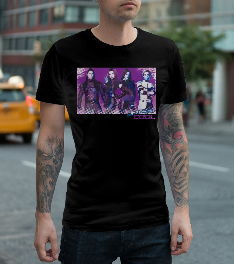 Descendants 3 Wickedly Cool Carlos Mal Jay Evie T-Shirt