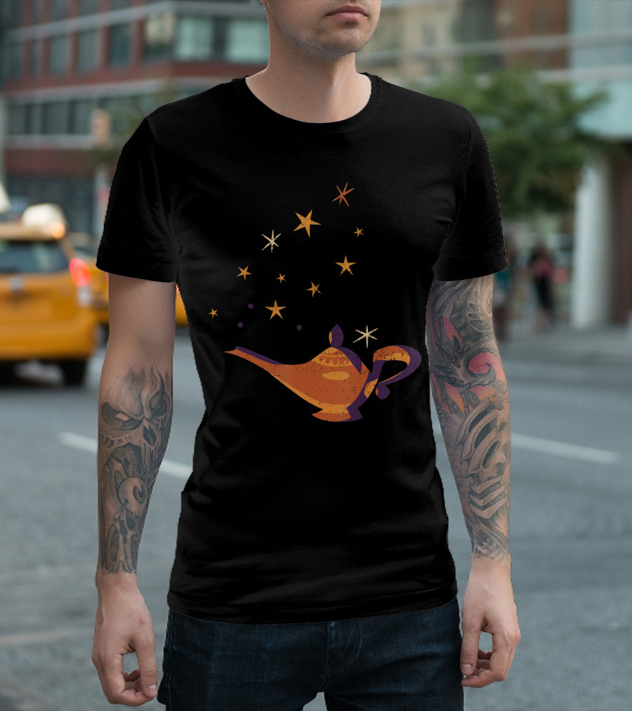 Disney Aladdin Magic Starry Lamp With Stars T-Shirt