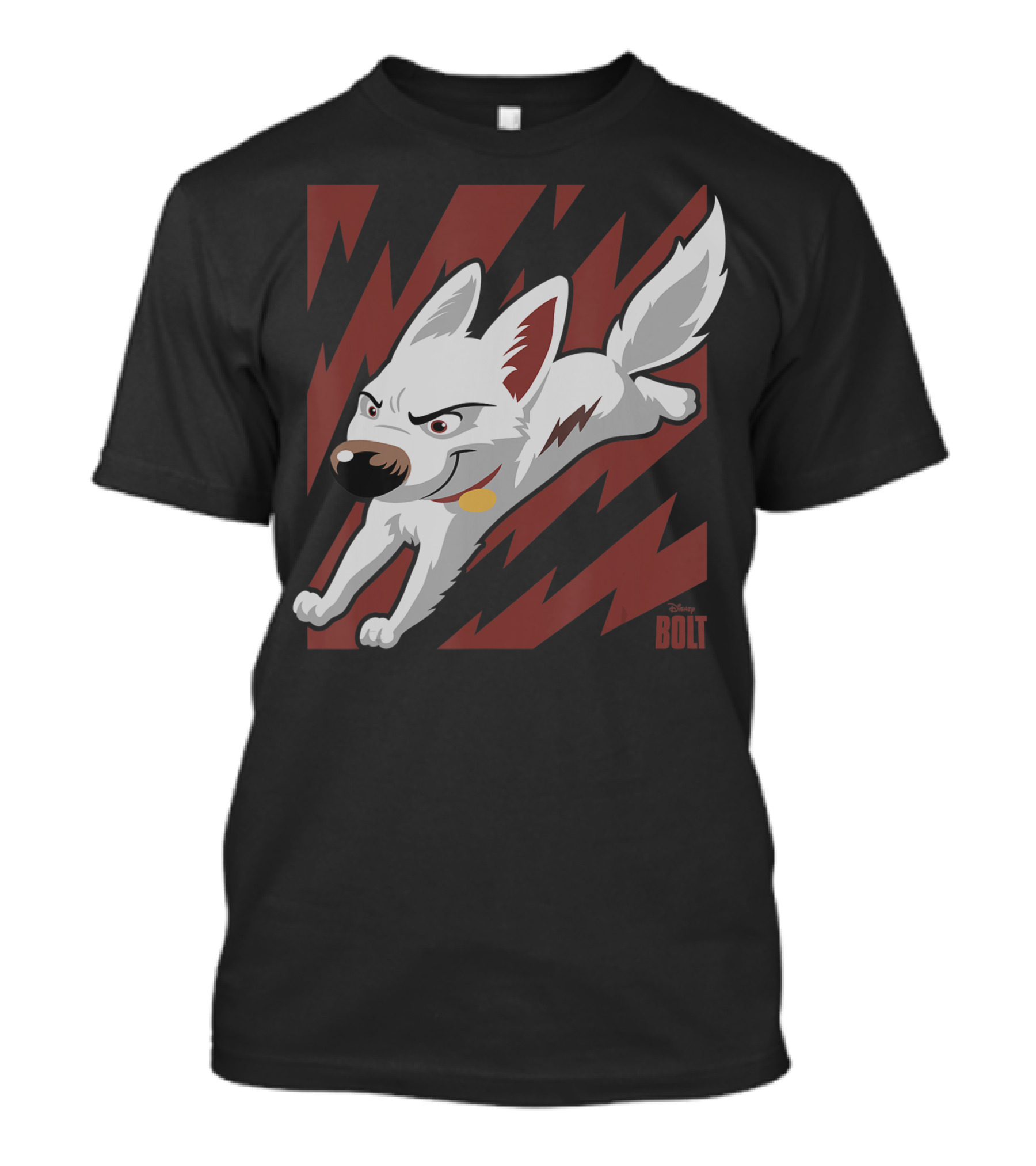 Disney Bolt Lightning Action Super Dog T-Shirt