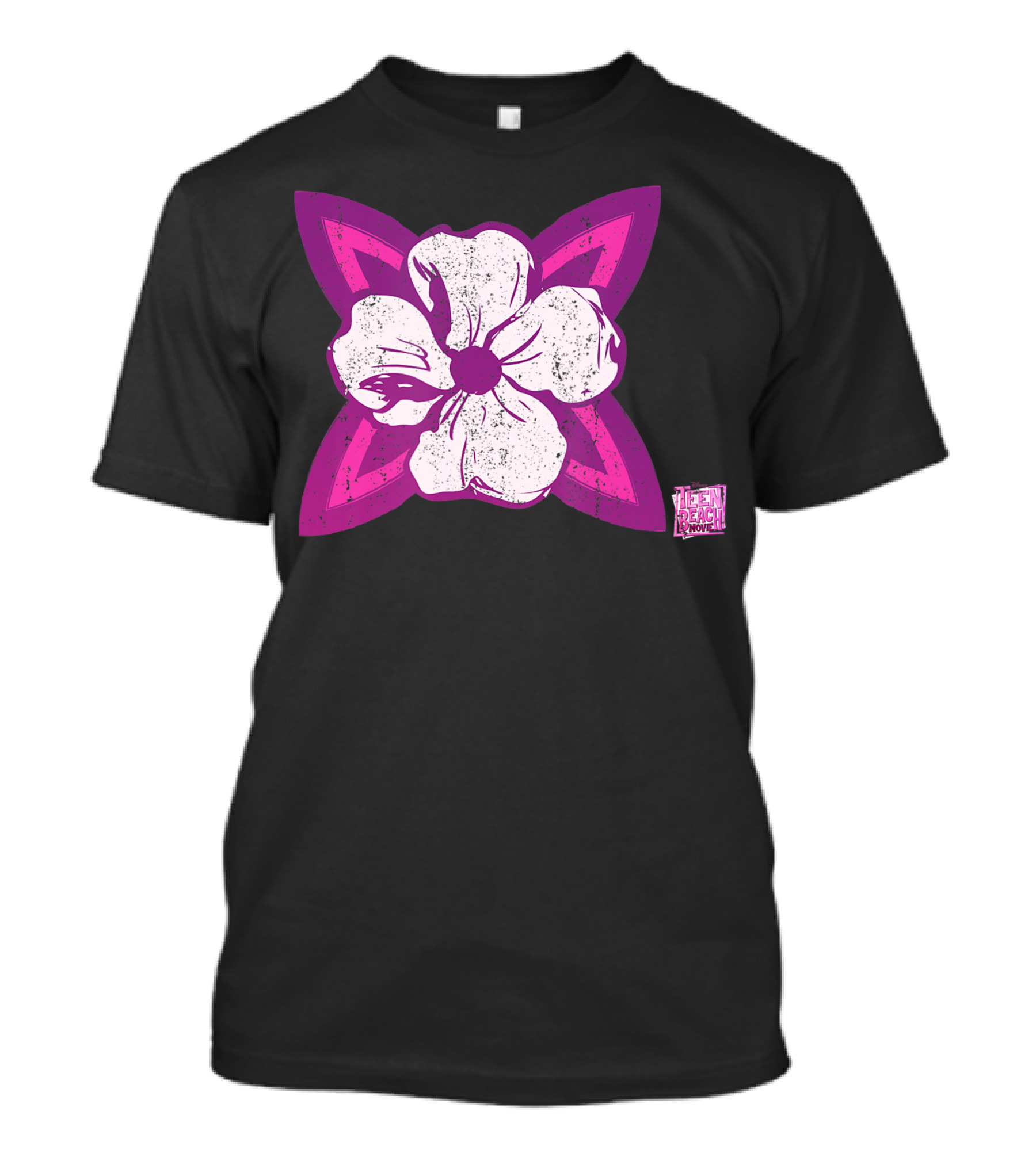 Teen Beach Movie Flower Pink Design Disney Channel T-Shirt