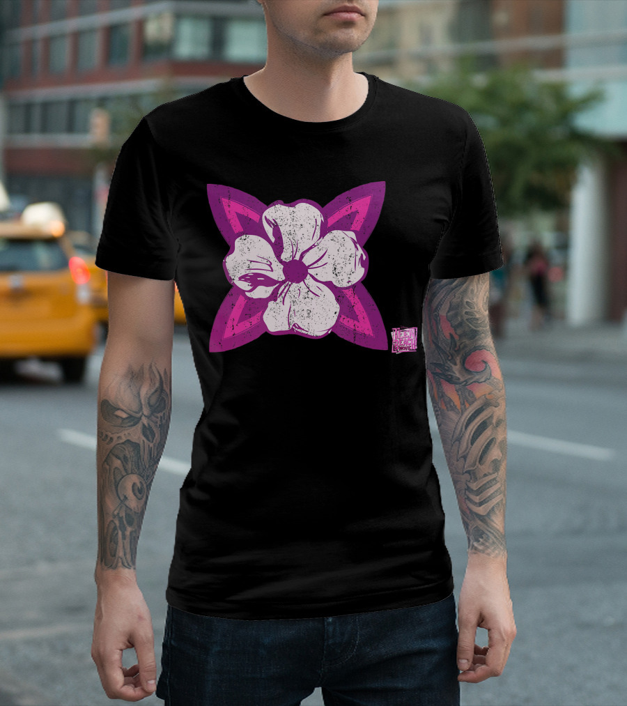 Teen Beach Movie Flower Pink Design Disney Channel T-Shirt